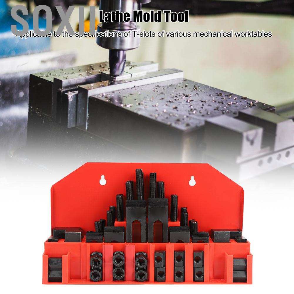 Soxii 58pcs Klem T Slot Kombinasi Keras Untuk Mesin Milling Shopee Indonesia