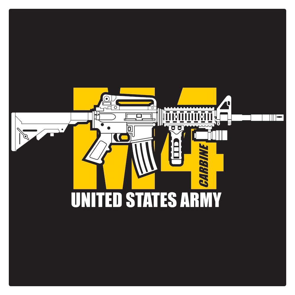 Carbine M4 Series 5 Cutting Sticker