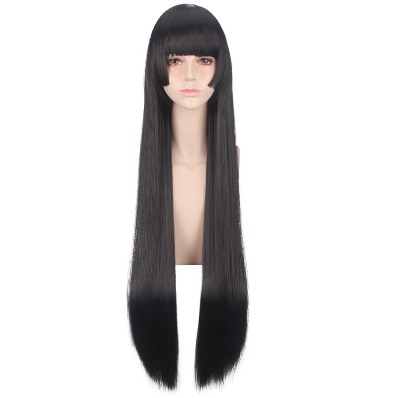 LOL-134 wig rambut palsu daily lolita lurus panjang hitam kakegurui yumeko jabami