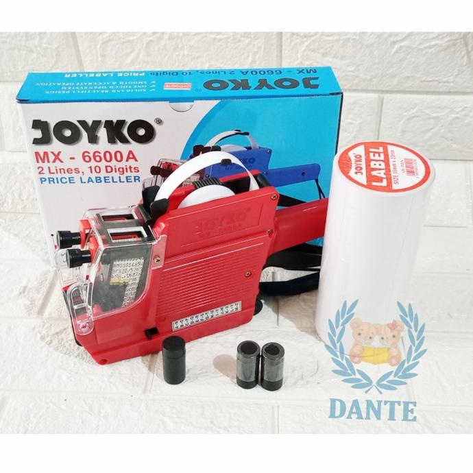 

Paket Lengkap Mesin Label Harga 2 Baris Price Labeller Joyko Mx-6600A