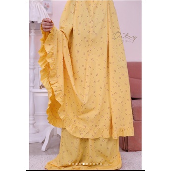 NWT (NEW WITH TAG) DITSY PRAYER SET DITSY MUKENA CICERA YELLOW