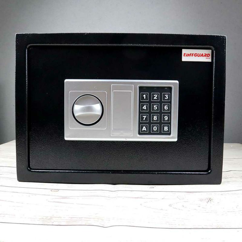 Brankas Mini Electric Password Safe Deposit Box Size Besar - EB20 - Black