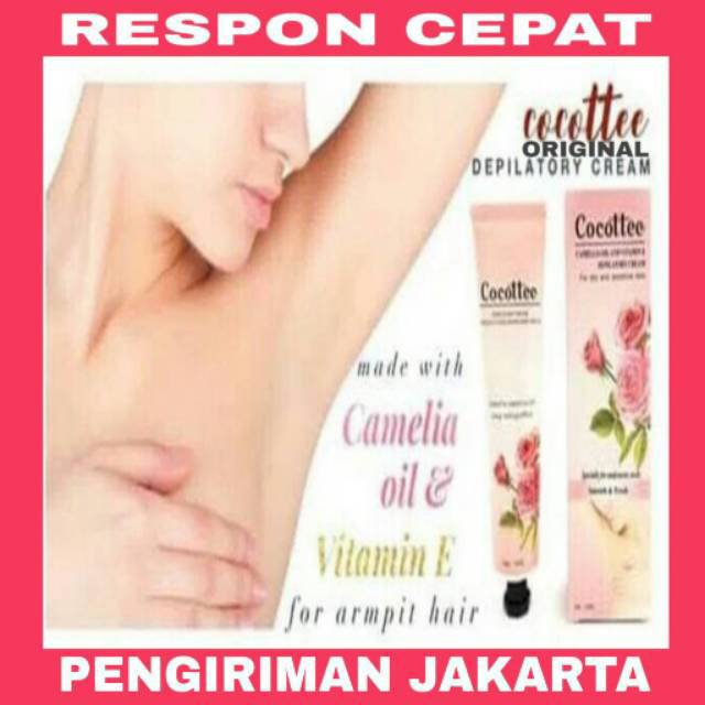 CREAM PERONTOK BULU KETIAK ORIGINAL COCOTTE CAMELLIA