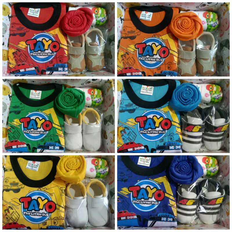 Kado bayi baru lahir/parsel sambang bayi - COWOK- ready sesuai gambar.-3
