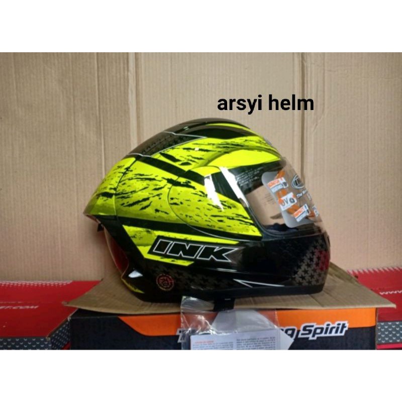 HELM INK CL MAX SERI 7 BLAK/YELOW ORIGINAL