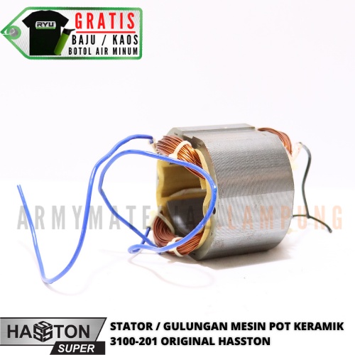 Hasston Stator Gulungan Mesin Potong Keramik 3110 201 Original Hasston Terbaru Sparepart Mesin Poton