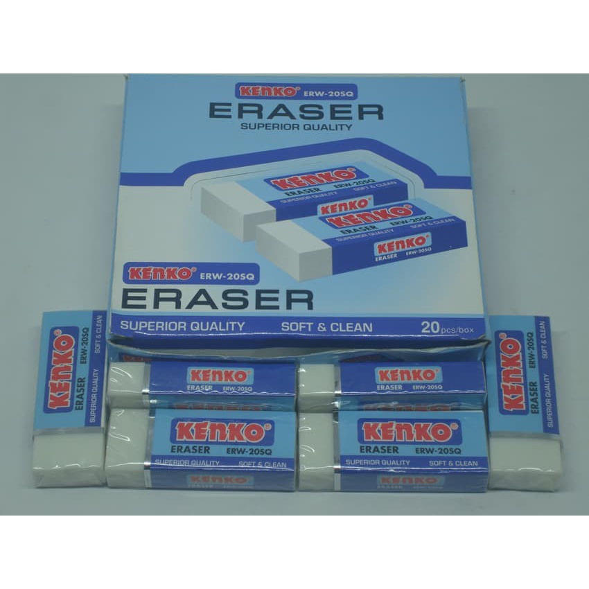 

ERASER, PENGHAPUS, STIP 20SQ PUTIH KENKO