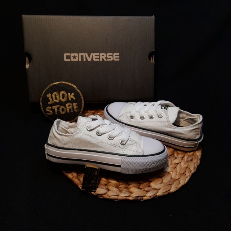 sepatu anak converse clasik low size 17-35 Real pict