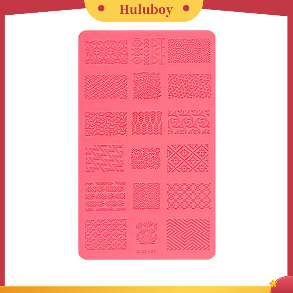 Huluboy Huluboy♡ Template Kuku Bahan Silikon Warna-Warni Untuk Wanita