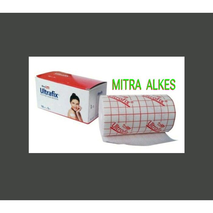 Ultrafix 10 cm x 5 m One Med. Ultra fix 10cm x 5m OneMed. Ultrafix 10x5. Plester Penutup Luka OMed