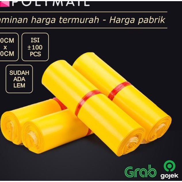 

۝ Plastik Polymailer Yellow Kuning 20x30 cm ☎