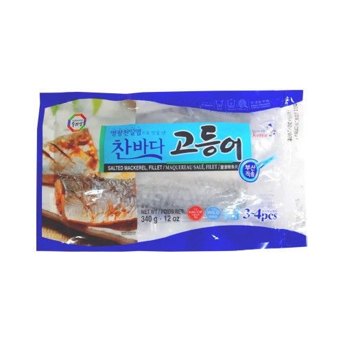 

WANG Frozen Salted Mackerel Fillet (3-4PCS) - 340g