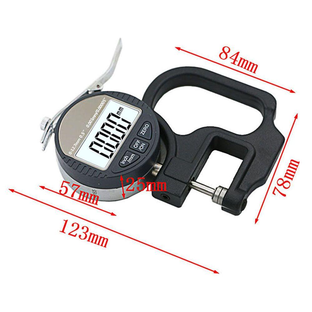 Solighter Thickness Tester Mesure Alat Instrumen Indicator Gauge Micrometer Elektronik Dial Indicator Gauge Micrometer Digital