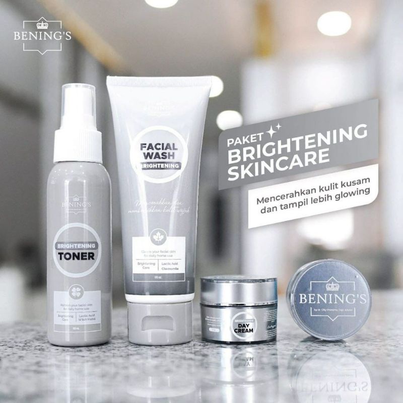 BENINGS SKINCARE DR OKY PRATAMA PAKET BRIGHTENING DENGAN SERUM | BENING SKINCARE | BENING CLINIC | BENINGS CLINIC-PAKET BRIGHTENING