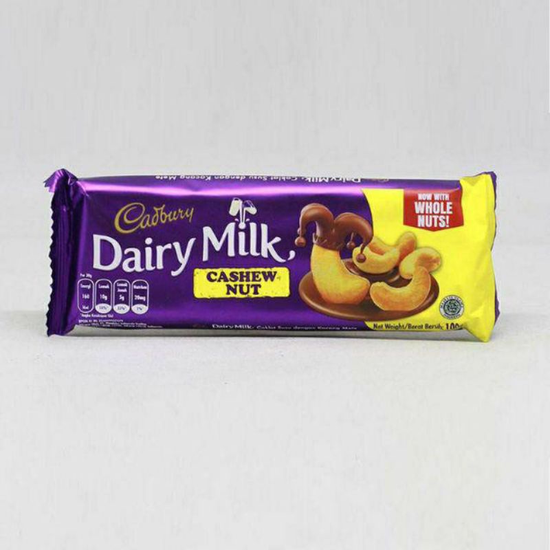 

Cadbury Dairy Milk Cashew Nut 100 gram