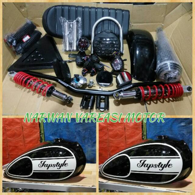 Paket JAPSTYLE/ PAKET JAPSTYLE MURAH/ CUCI GUDANG AKSESORIS MOTOR