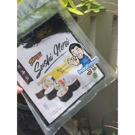 

♤ Tokinori Yaki Sushi Nori- Roasted Seaweed- Rumput Laut 10pc ➣