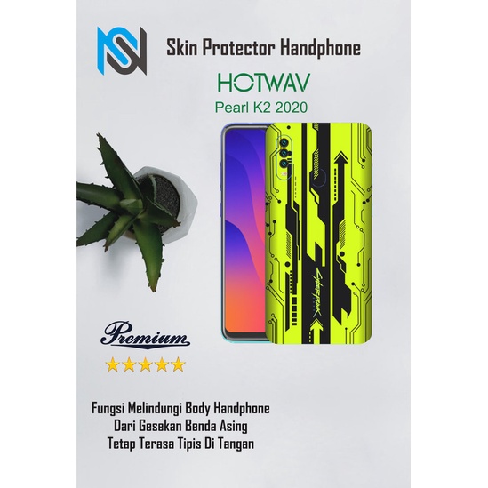 Isi 2pcs Garskin Hp Hotwav Pearl K2 2020 motif cyber - Free Custom Motif