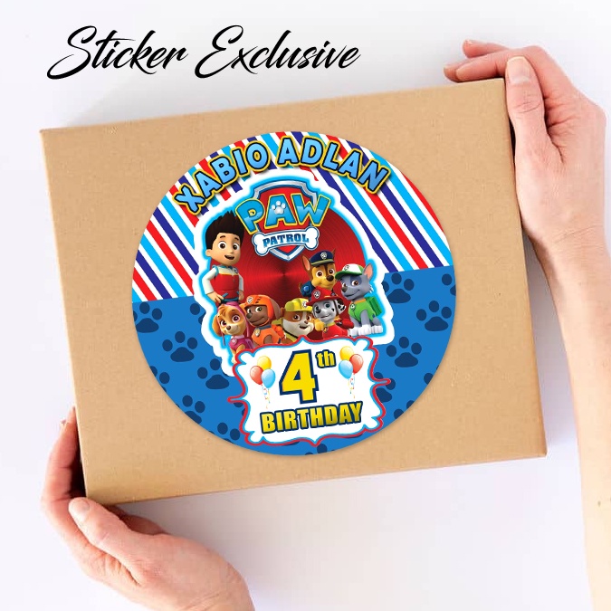 

50 STIKER / STICKER PAW PATROL 31 UTK BAG / BENTO / SOUVENIR ULTAH ULANG TAHUN