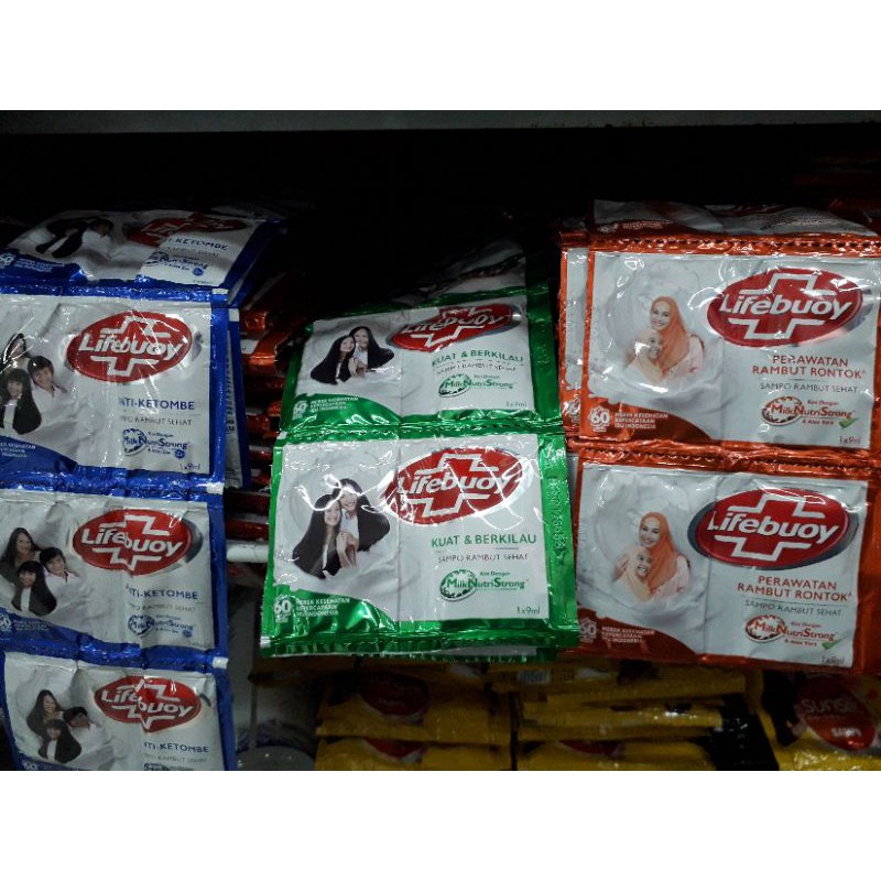 shampoo lifebuoy rencengan