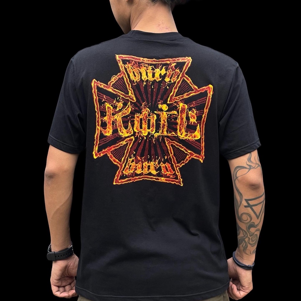 Kaos Koil Merchandise band Original Koil Api Burn Bandung Godincorporated