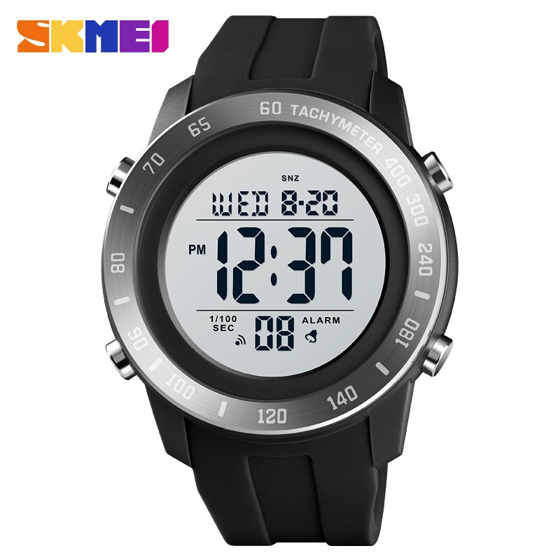 Jam Tangan Pria / SKMEI 1524 Men / Jam Tangan Digital LED ORIGINAL / SKMEI