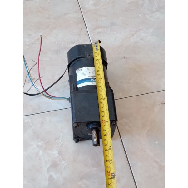 DKM SPEED CONTROL MOTOR AC GEARBOK 220V 60W RATIO 1 : 9