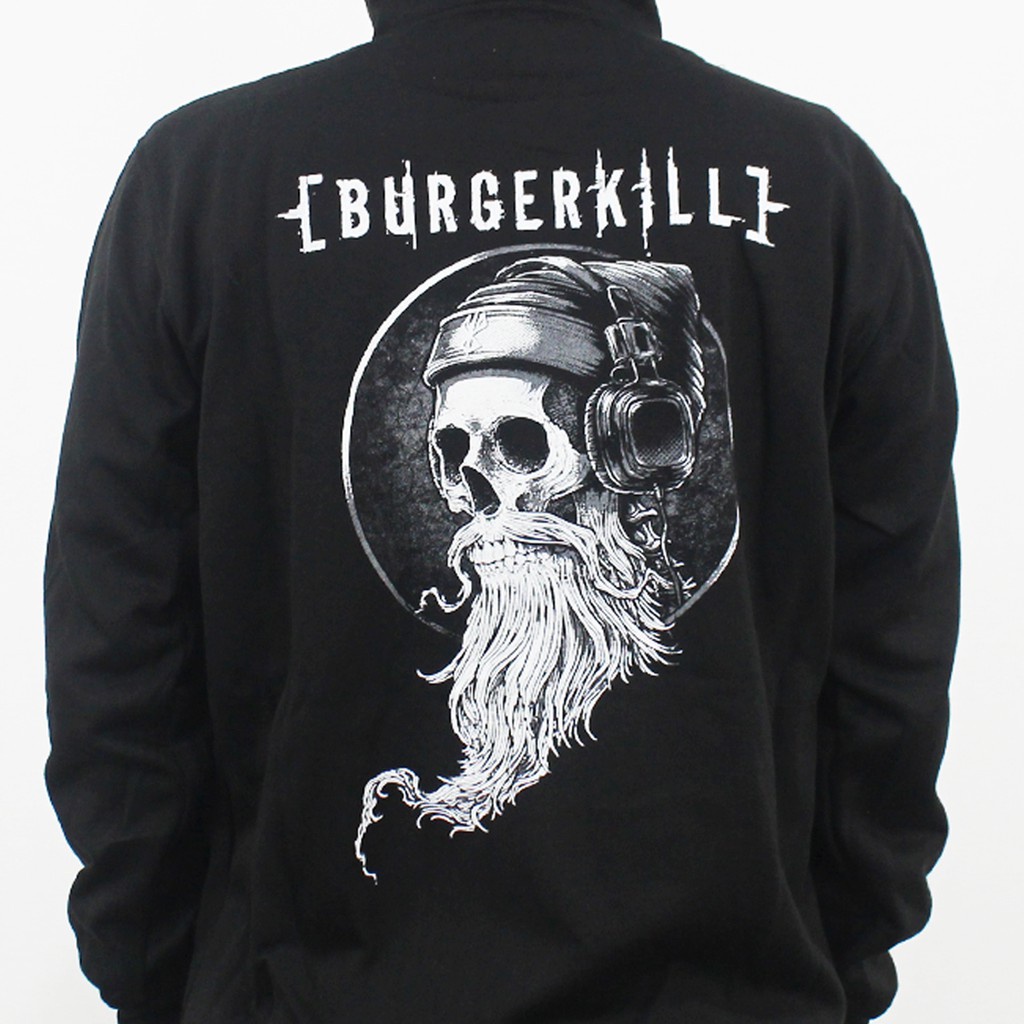 Sweater BURGERKILL THE NEW HEAVY METAL Zipper / Jaket BURGERKILL THE NEW HEAVY METAL Hoodie Zipper