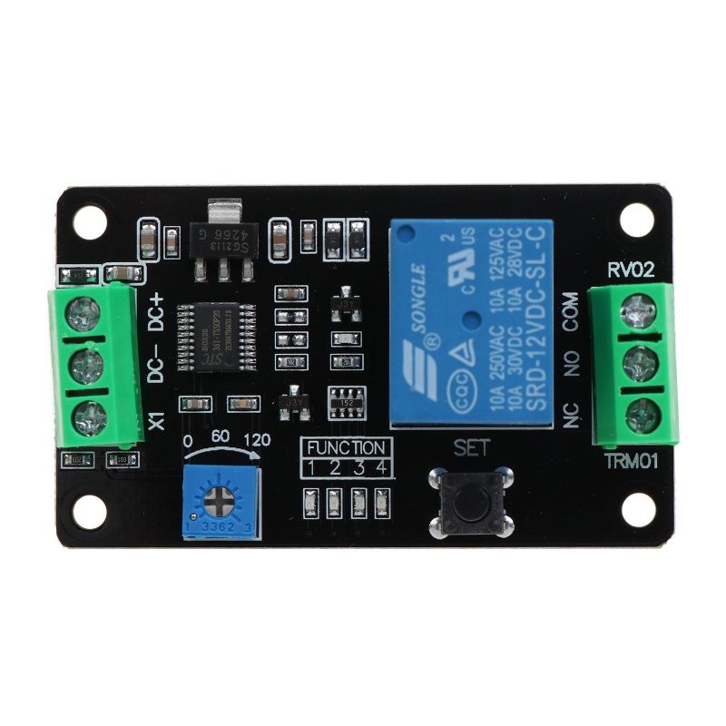 Btsg Modul Relay Switch Trigger Untuk Time Delay Circuit Timer Cycle Adjustable Untuk DC