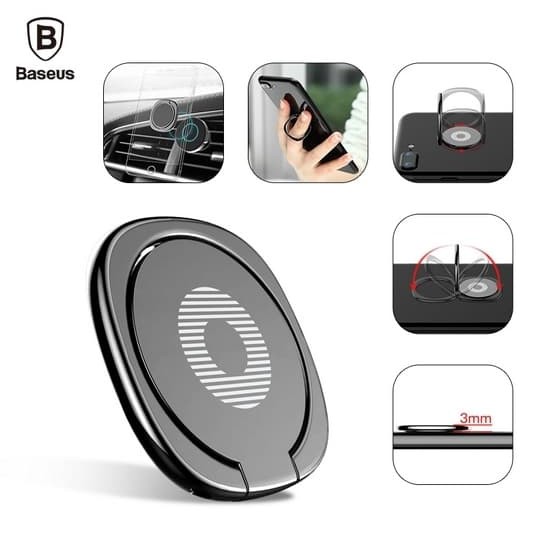 BASEUS PHONE STAND 360 FINGER RING DESK STAND HOLDER BASEUS SUMQ-01