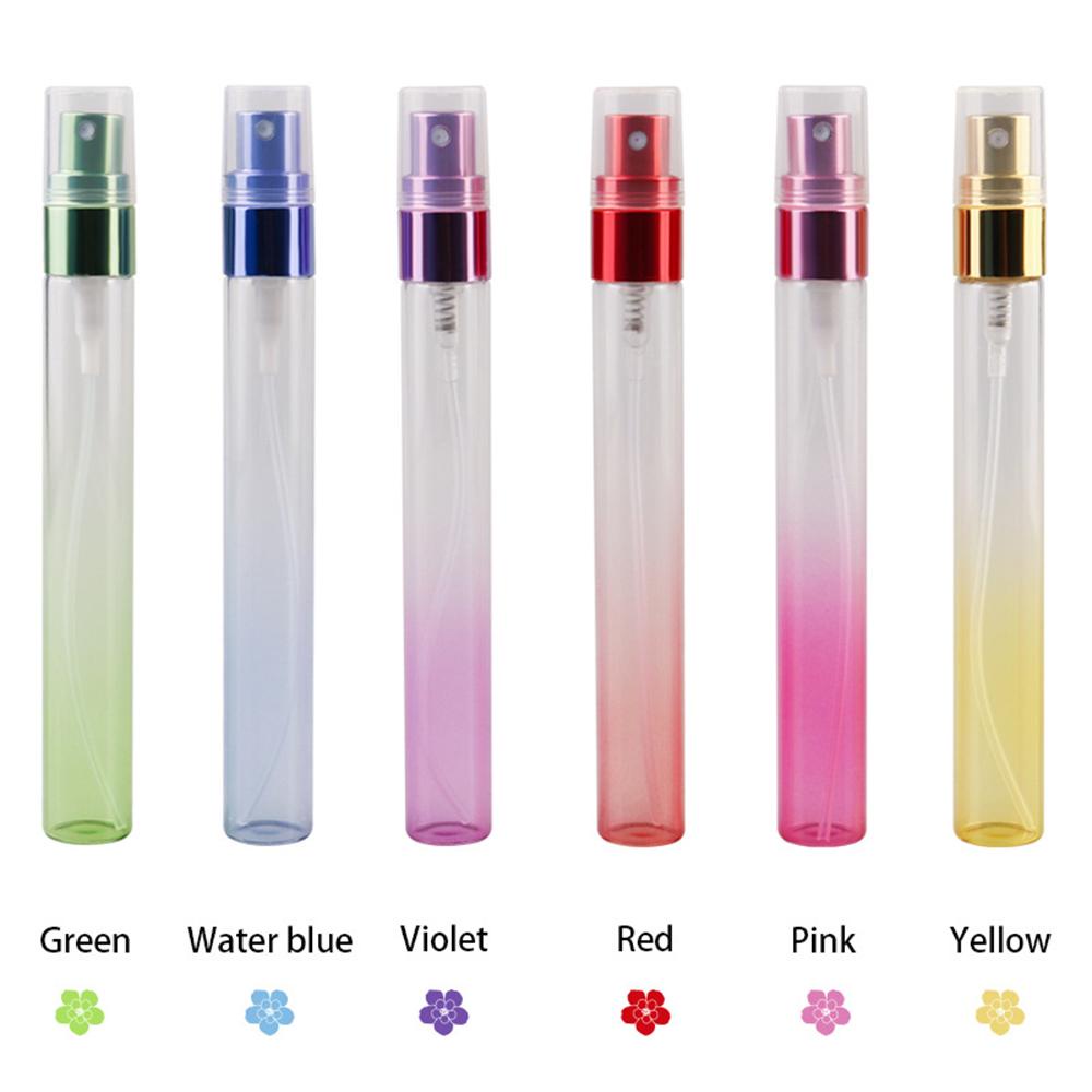 [Elegan] Botol Spray Wanita 10ml Warna Gradasi Aromaterapi Sprayer Kabut Halus Wadah Kosmetik Parfum Atomizer