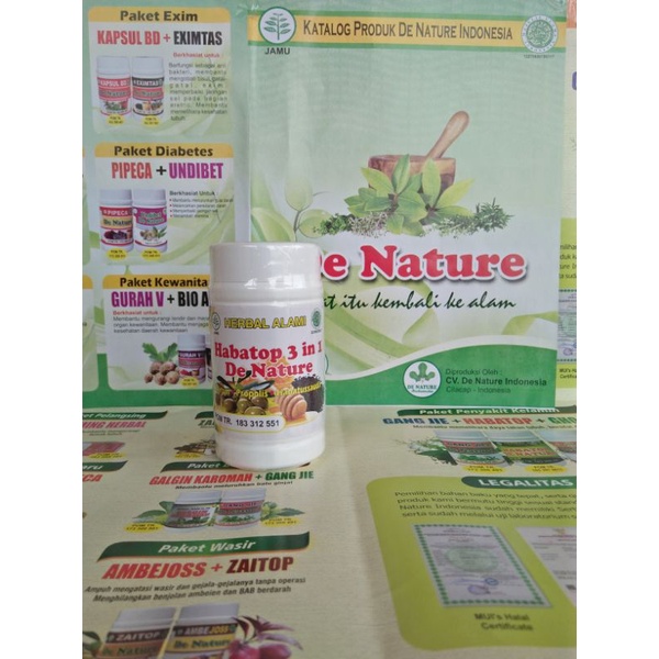 Habatop De Nature Obat Herbal Segala Macam Penyakit,Habatop Memang Ngetop