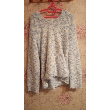 preloved sweater rajut,sweater bulu fuzzy