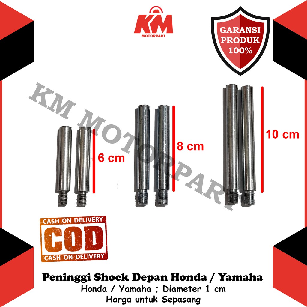 Peninggi Shock Depan Motor Matic dan Bebek Sulingan Depan Honda dan Y