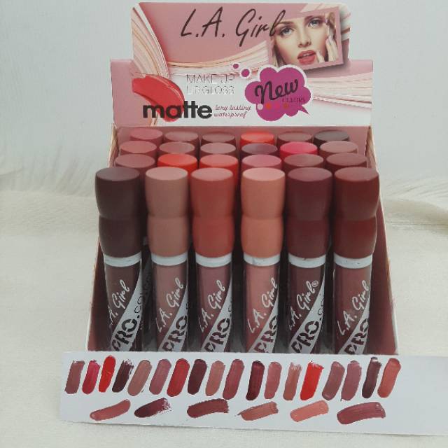 LIP GLOSS NEW MATTE WATERPROOF NO:L8065 PER.24 PIC