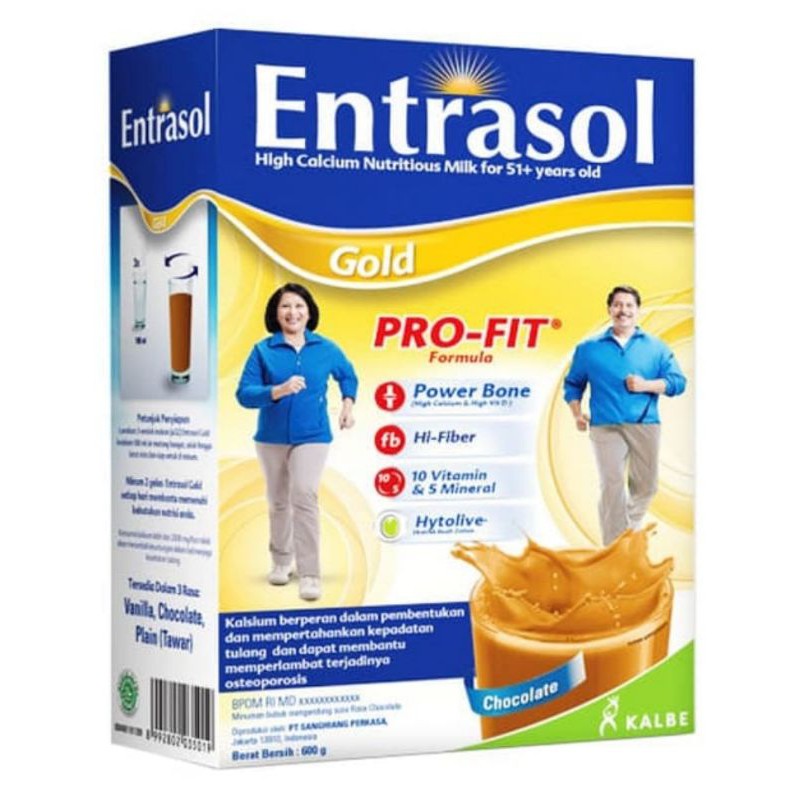 

Entrasol gold coklat Dan vanila 600gr