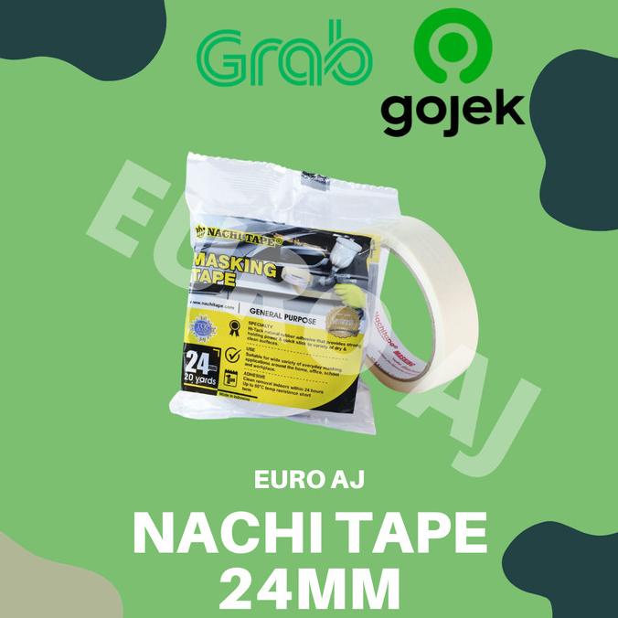 

BOLEH DROPSHIP NACHI Masking tape 1 inch 24 ml min pesan 1 dus 96pcs