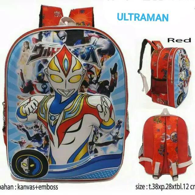 Tas ultraman anak pria 3D terlaris