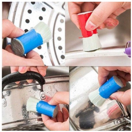 [1 Pak isi 2 Biji] Magic Stick Brush Pembersih Karat Korosi Kerak Dapur Serbaguna Pembersih Panci Logam [ALT06]