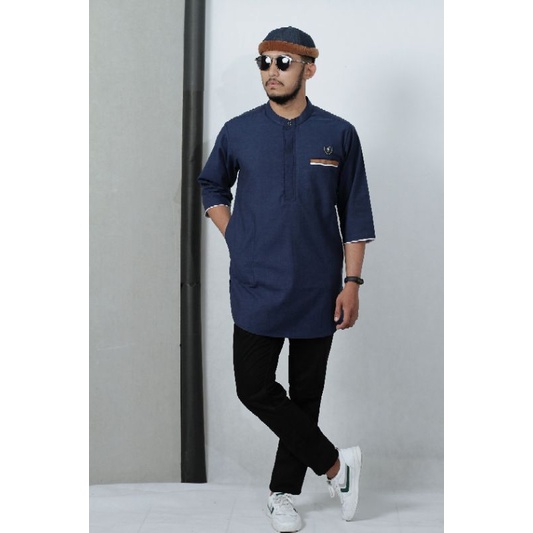 KOKO KURTA LENGAN 3/4 BAHAN STANDFORD BUNGLON BERKUALITAS UKUTAN M L XL