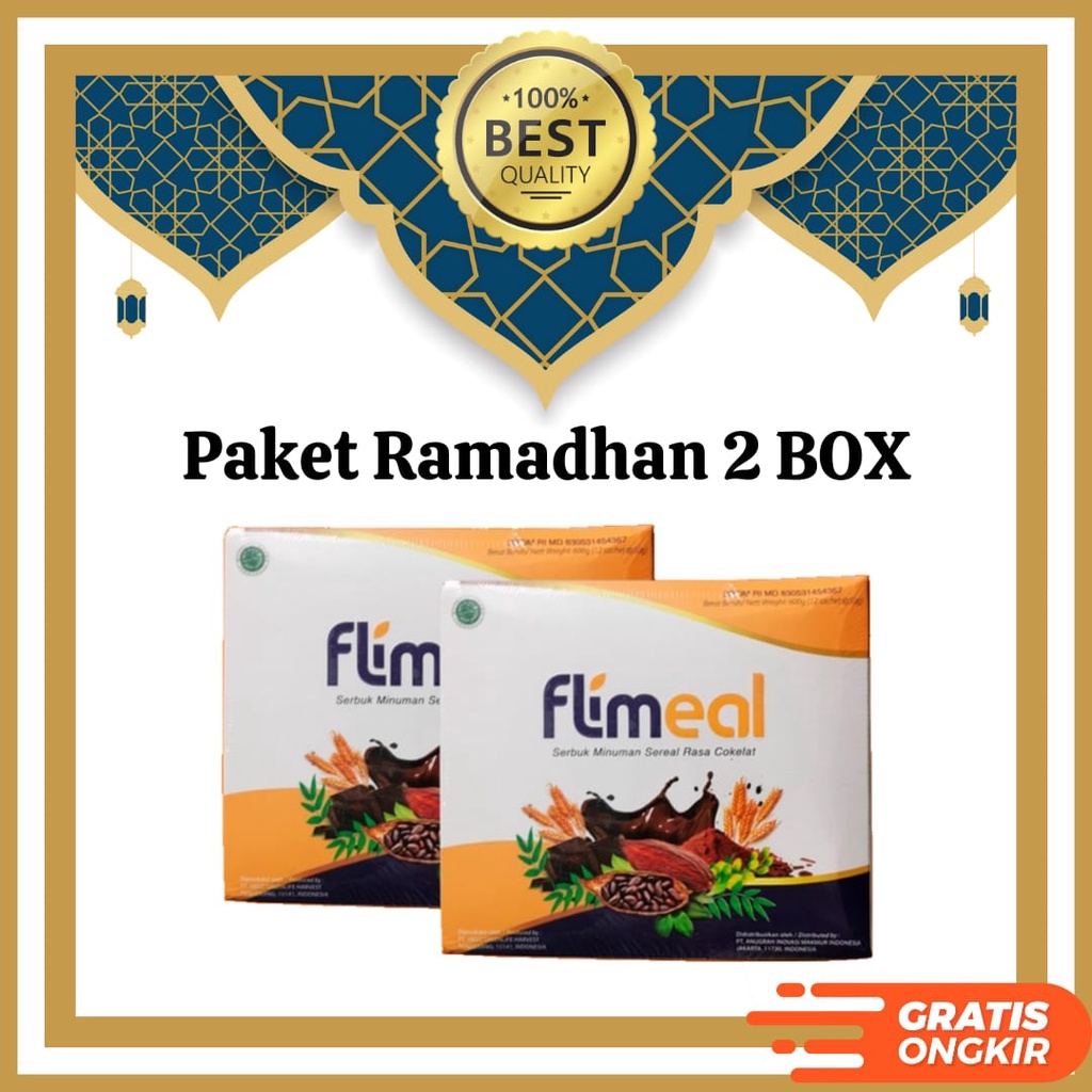 

PAKET 2 BOX Flimeal Meal Replacement Minuman Rendah Kalori BERGARANSI!!!