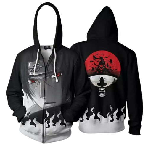 akusuka.co Jaket anime itachi naruto - Sweater Hoodie Anime anak dan dewasa Itachi Sasuki