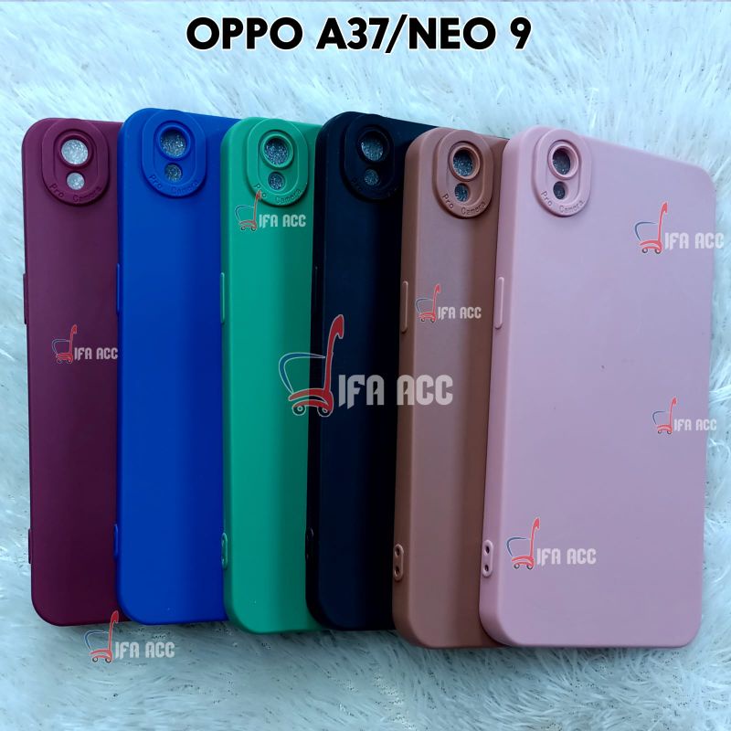 CASE OPPO A37/ NEO 9 CASE TPU PRO MACARON PELINDUNG CAMERA 360