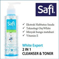 ★ BB ★ SAFI White Expert Oil Control &amp; Anti Acne 2in1 Cleanser &amp; Toner 150ml