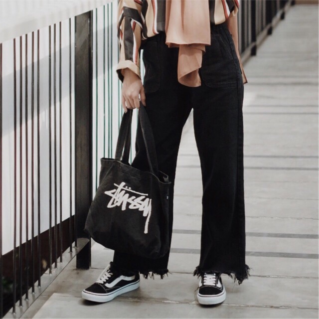 ToteBag Stussy Hitam