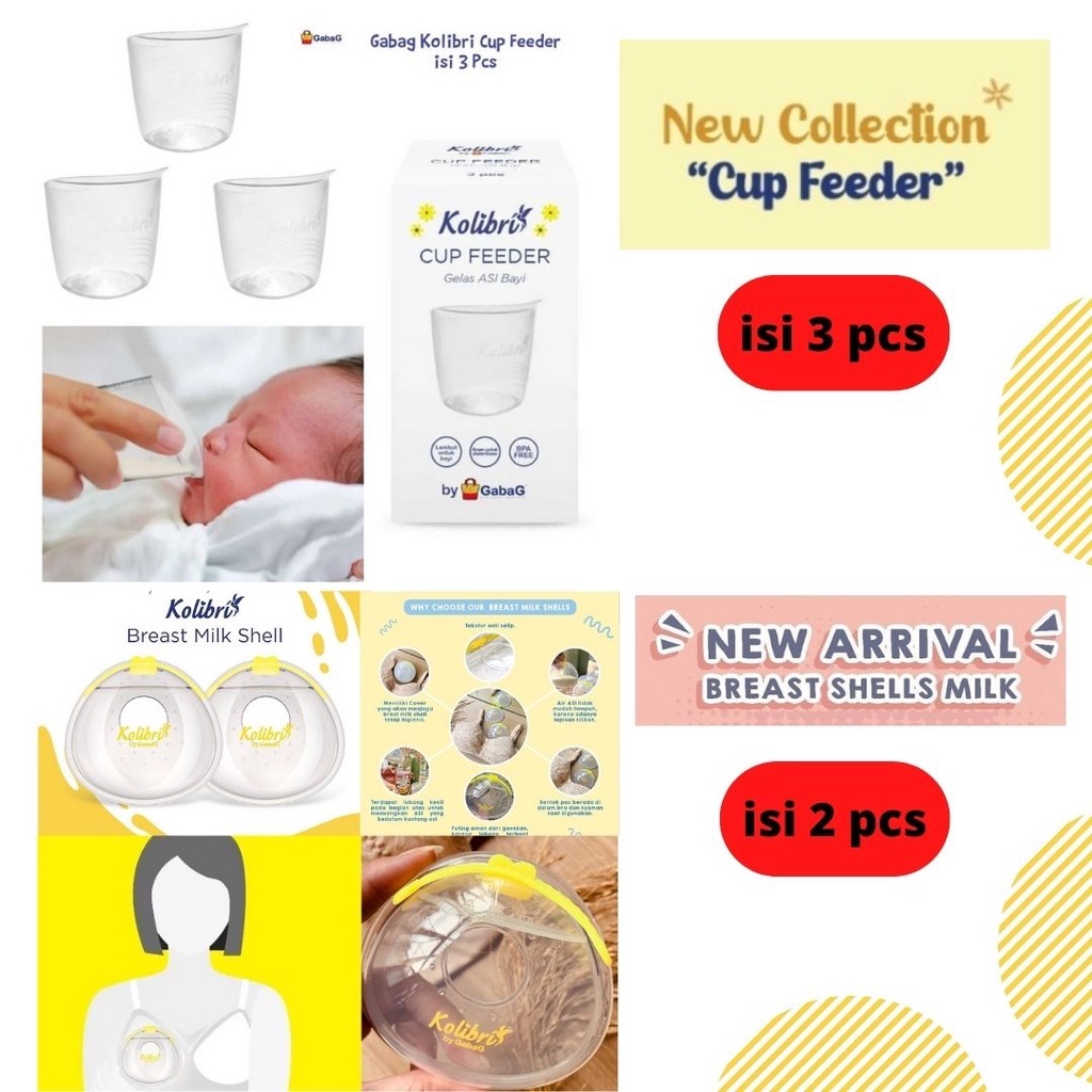 *NEW ARRIVAL* Breast Milk Shell Shield Collector Penampung Tetesan ASI 2 pcs / Gabag Cup Feeder - Cangkir Menyusui / Gelas Asi - Gabag Breast Pad Classic / Premium (50+10 pcs) 60 pcs / 30 pcs