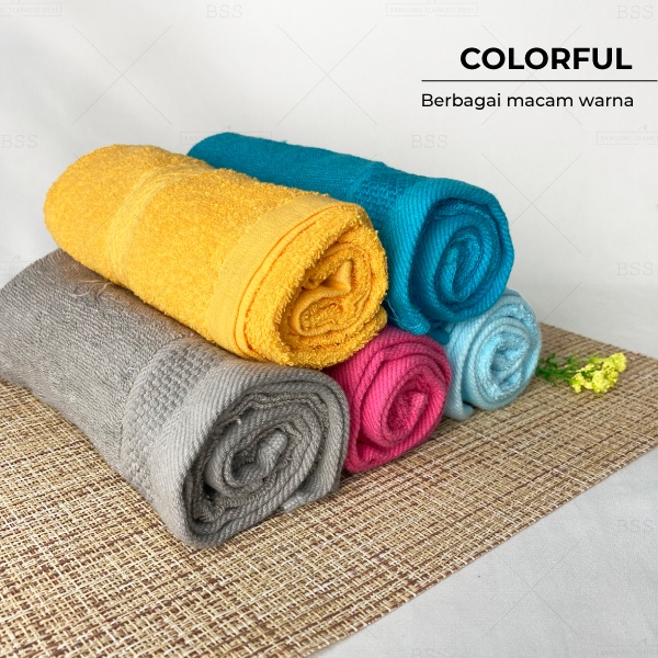 Handuk Mandi 120 gram Warna 80 x 35 cm Kamar Mandi Pantai Beach Pool Towel