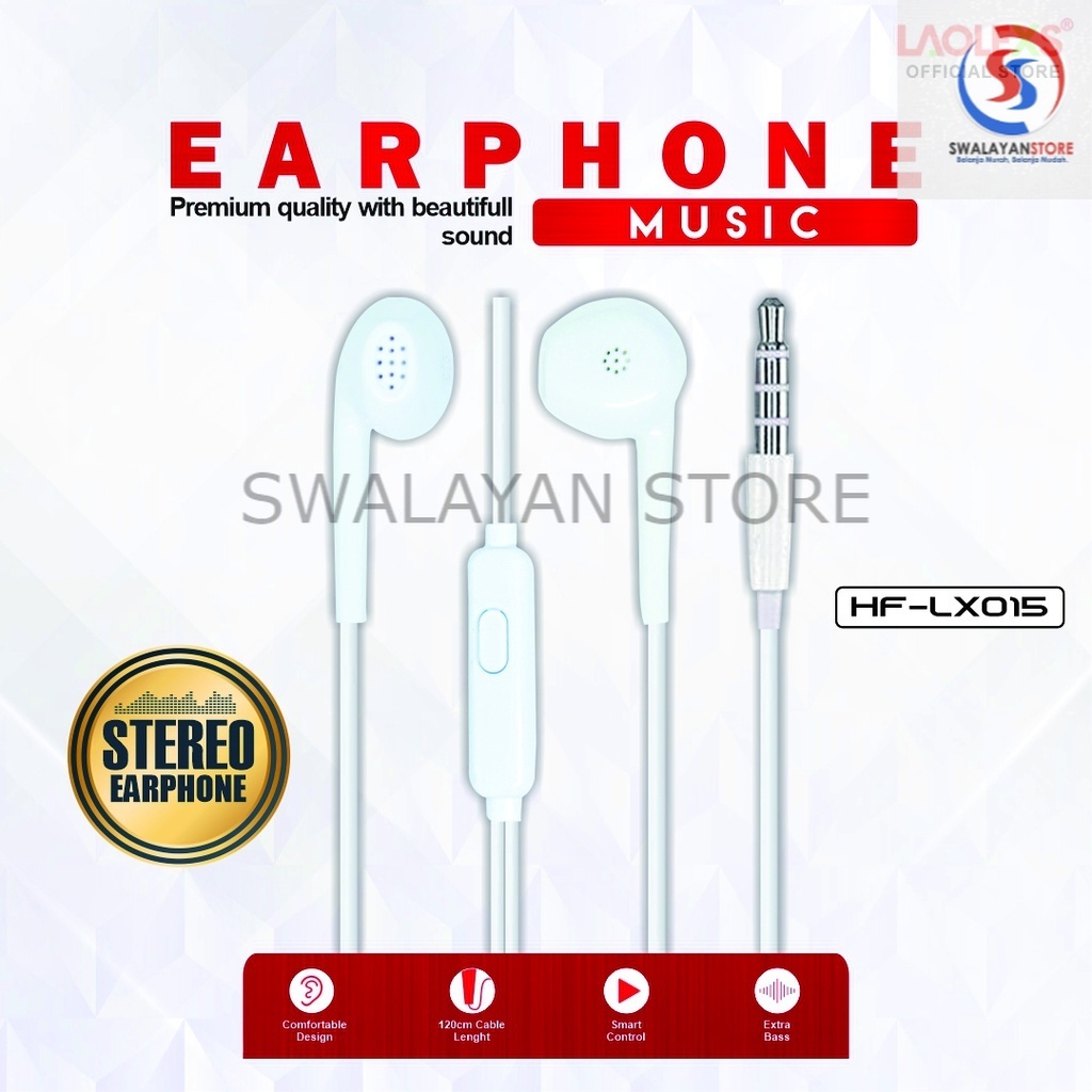 Earphone/Headset HF-LX015 Original Voice &amp; Stereo Super Bass