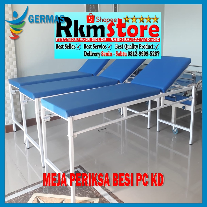 Meja Periksa Ekonomis PC SS Murah | Tempat Tidur Periksa Pasien | Klinik Bed Periksa