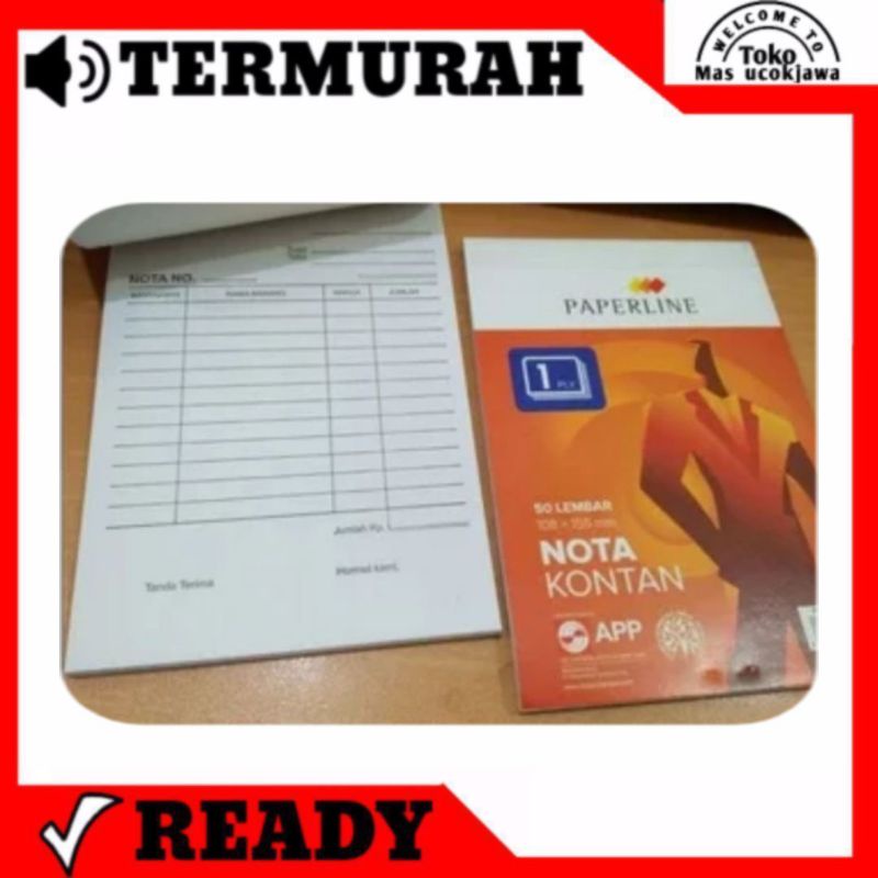 

NOTA KONTAN KECIL 1 PLY PAPERLINE